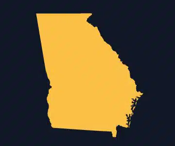 Georgia service area map