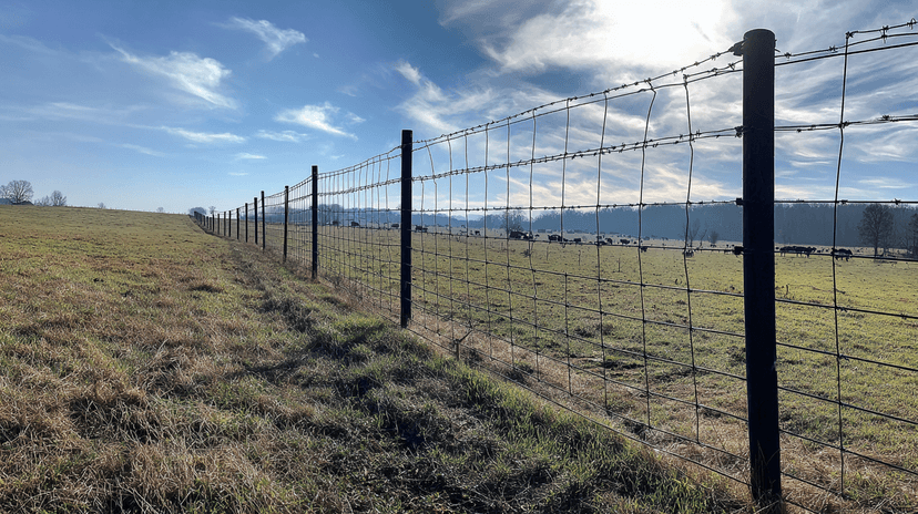 Woven Wire Fence Installation