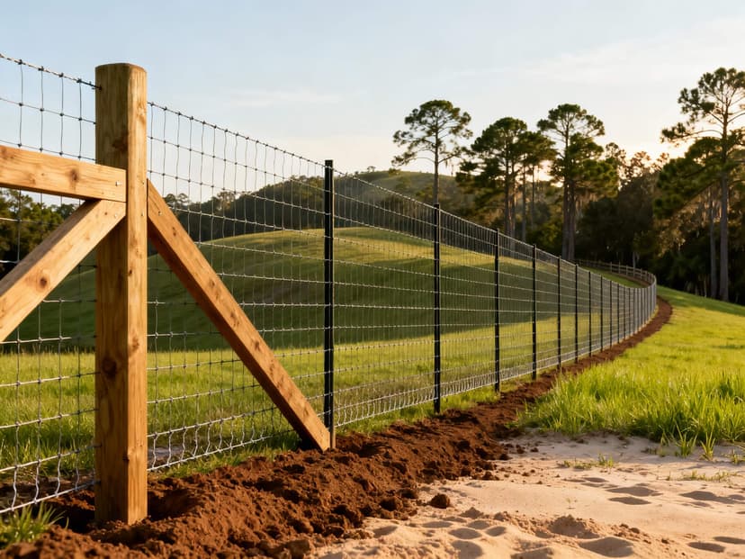 6 ft Fixed Knot Fence: The Best Choice for Southeast Farms