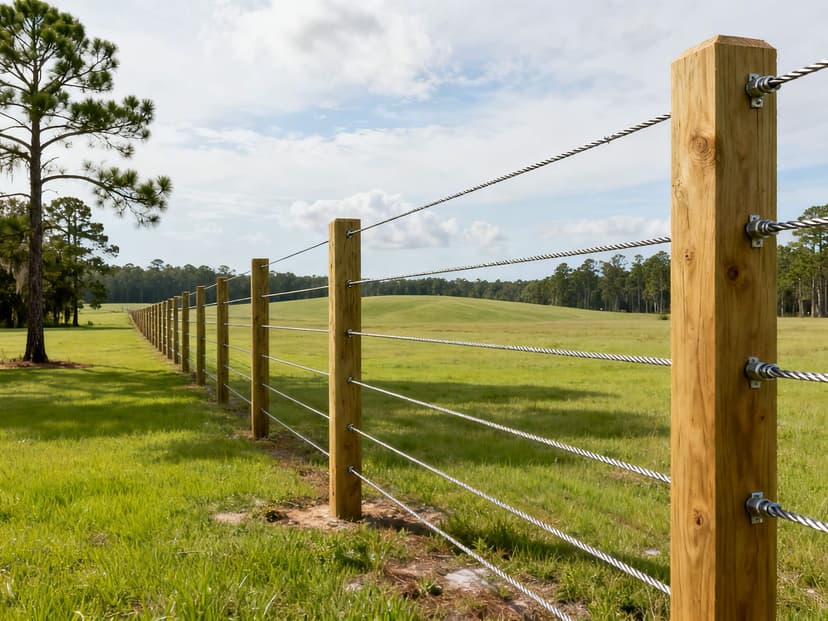 Cable Fence for Cattle: The SE Rancher's Durable Choice