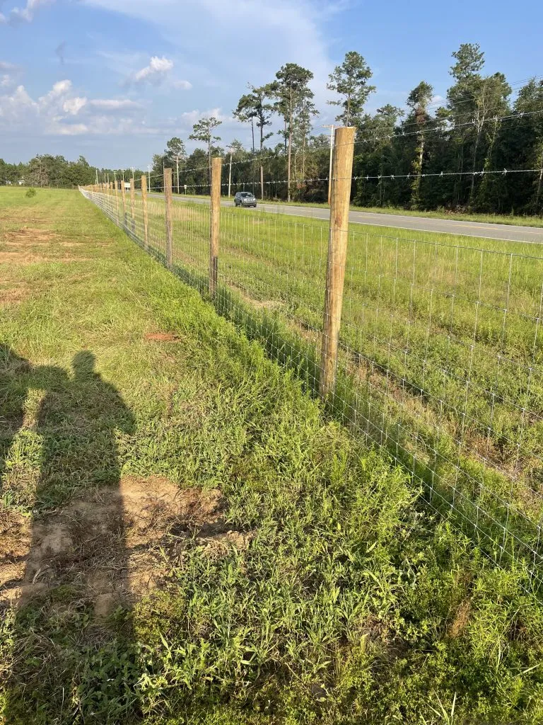 Farm Fence expertly installed in alabama