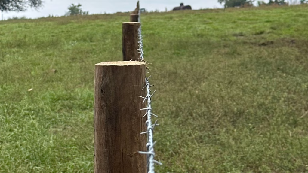 agricultural fence installation